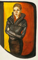 On Her Watch, 2012 (penn og blekk på papir)