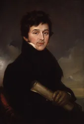 Portrett av komponisten Charles Edward Horn 1786-1849, ca 1825