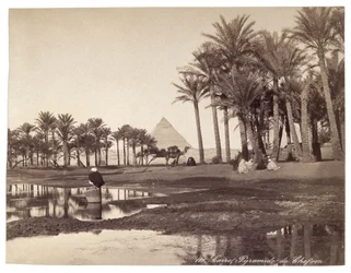 Pyramide i Egypt, ca. 1900 (foto)