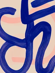Abstrakt «Blue Flow»