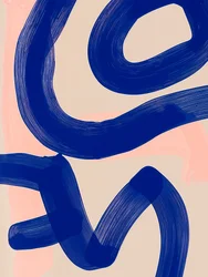 Abstrakt «Blue Flow»