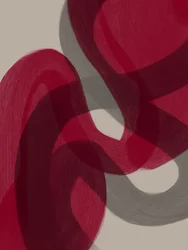 Abstrakt: Crimson Flow