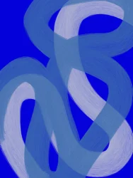 Flytende indigo-linjer