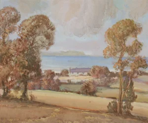 Scarborough Bay (akvarell på papir)