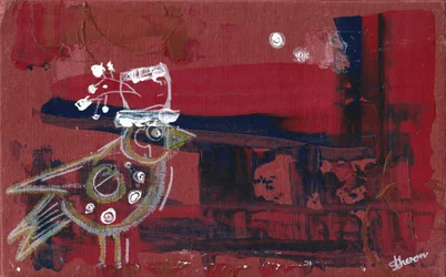 Abstrakt «Red Bird»