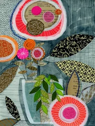 Levende botanisk collage
