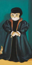 Illustrasjon fra Cats Galore! A Compendium of Cultured Cats (utgitt 2015)
