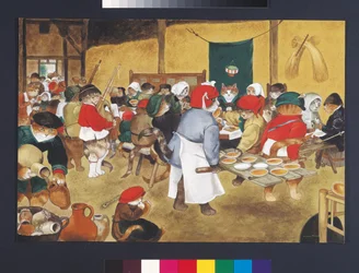 Illustrasjon fra Cats Galore! A Compendium of Cultured Cats (utgitt 2015)
