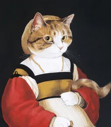 Illustrasjon fra Cats Galore! A Compendium of Cultured Cats (utgitt 2015)