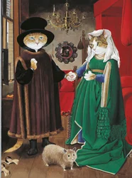 Illustrasjon fra Cats Galore! A Compendium of Cultured Cats (utgitt 2015)