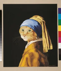 Illustrasjon fra Cats Galore! A Compendium of Cultured Cats (utgitt 2015)