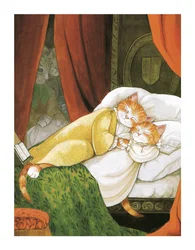 Illustrasjon fra Shakespeares Cats: Posterbok (utgitt 2016)