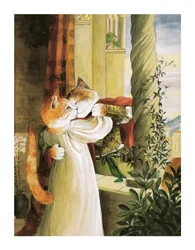 Illustrasjon fra Shakespeares Cats: Posterbok (utgitt 2016)