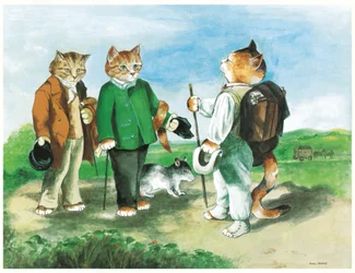 Illustrasjon fra The Cats#39; Gallery of Western Art (utgitt 1994)