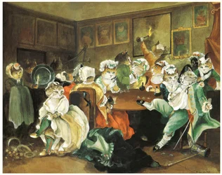 Illustrasjon fra The Cats#39; Gallery of Western Art (utgitt 1994)