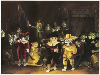 Illustrasjon fra The Cats#39; Gallery of Western Art (utgitt 1994)