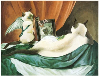 Illustrasjon fra The Cats#39; Gallery of Western Art (utgitt 1994)