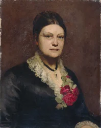 Lydia Becker (olje på lerret)