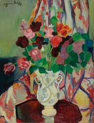 ""Bukett of Tulips"" (Tulip Bouquet) Maleri av Suzanne Valadon (1865-1938)