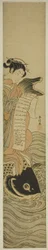 Courtesan Riding a Carp (parodi på Daoist Immortal Kinko [kinesisk: Qin Gao])