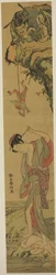 Shoki in Love, ca. 1768 (farget tresnitt, hashira-e)