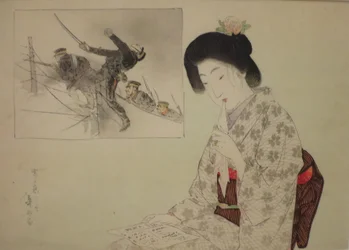 «Høstregn» av Suzuki Kason, 1904, Honolulu kunstmuseum, 26917