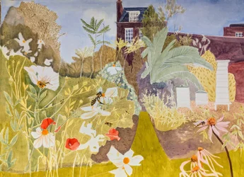 Bier elsker blomster, blomster elsker bier, 2021 (akvarell på papir)
