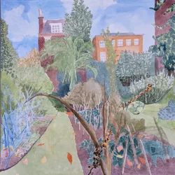 Chelsea Physic Garden, 2020 (akvarell på papir)