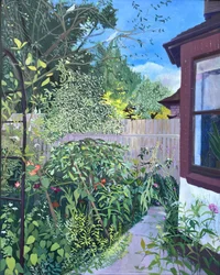 En sommerdag, 2025 (olje på lin)