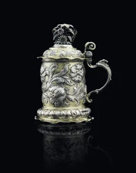 Tankard, Basel, sent på 1600-tallet