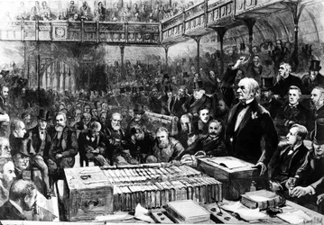 Hjemmestyredebatt i Underhuset - Gladstone