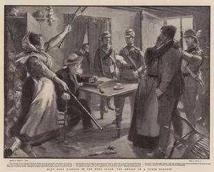 Med Lord Roberts i Free State, arrestasjonen av en nederlandsk mistenkt