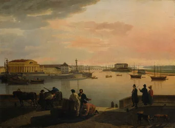 Utsikt fra St. Petersburg, 1817.