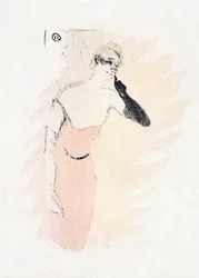 Yvette Guilbert i «Columbine og Pierrot» (1894)