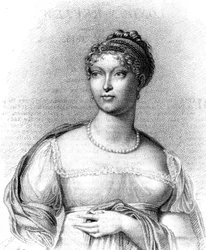 Marie Louise, hertuginne av Parma, andre kone til Napoleon Bonaparte, 1815.