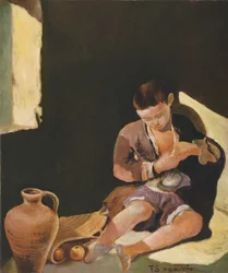 Drømmen om den påfølgende dagen, ca. 1940 (olje på lerret)