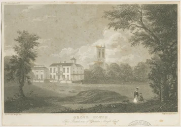 Shelton - Grove House: gravering, nd [c 1843]