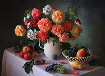 Hageroser og frukt