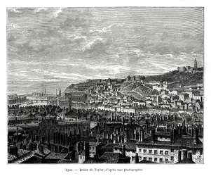 Lyon, Frankrike, 1800-tallet