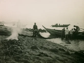 De japanske fiskernes tilbakekomst ca. 1900–1915 (fotografi)