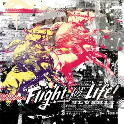 Flight for Life!, 2015 (blandet media på lerret)