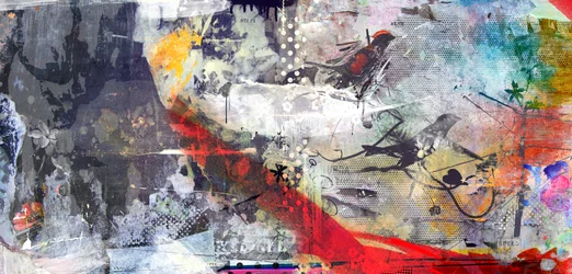 Pretty Birdy, 2015 (blandet media på lerret)