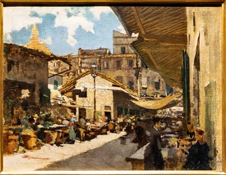 Det gamle markedet i Firenze