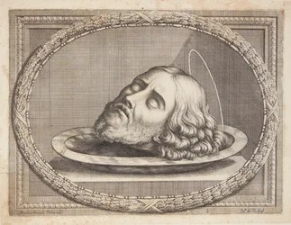 Johannes døperens hode på et fat