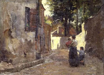 En sidegate, Honfleur