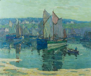 Concarneau (olje på lerret)
