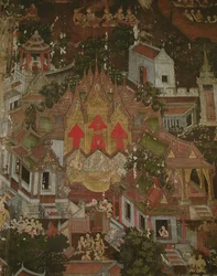 Fødsel av en prins, Wat Suthat, Bangkok