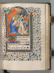 Tideboken (bruk av Paris): Fol. 67r, De vise menns tilbedelse