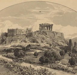 Akropolis fra vest