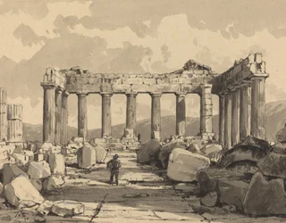 Parthenon, inne, 1890.